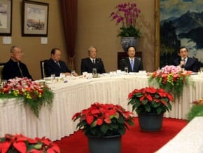 五院茶敘 總統盼立院速審服貿