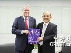 晤蘇貞昌 薄瑞光關切民進黨中國政策進度