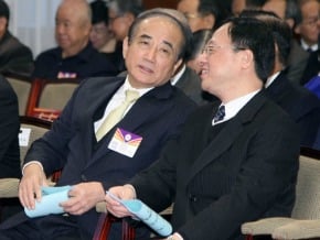 總統府月會 江王互動自然 