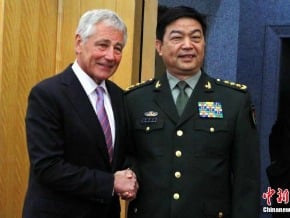 中美防長交鋒 <br />「南海、台灣主權不妥協」