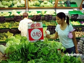 中國4月CPI同比漲1.8% 再創新低