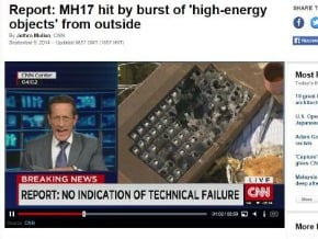 MH17失事報告：遭高能量物體擊毀