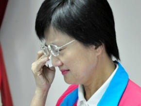 邱淑媞落淚 批「選輸當部長」流言太惡毒