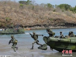 菲美兩棲演習 撇清南海爭議
