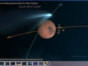 賽丁泉彗星掠火星 拍到珍貴照