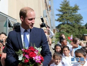 威廉王子明年初將訪問中國和日本