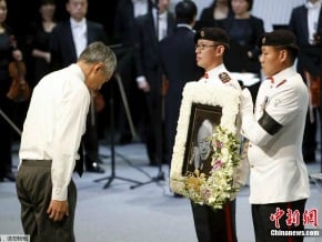 李光耀國葬日：李顯龍致悼詞