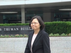 創我總統參選人首例！蔡英文進白宮、美國務院