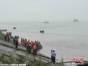 長江船難 現場搜救結束