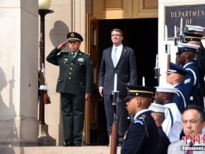 美防長會中共軍委副主席 籲停止造陸<br />范長龍：促美減少南海軍事活動