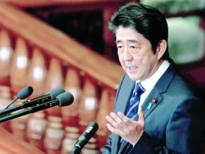 安倍親出馬 籲參院速過新《安保法》