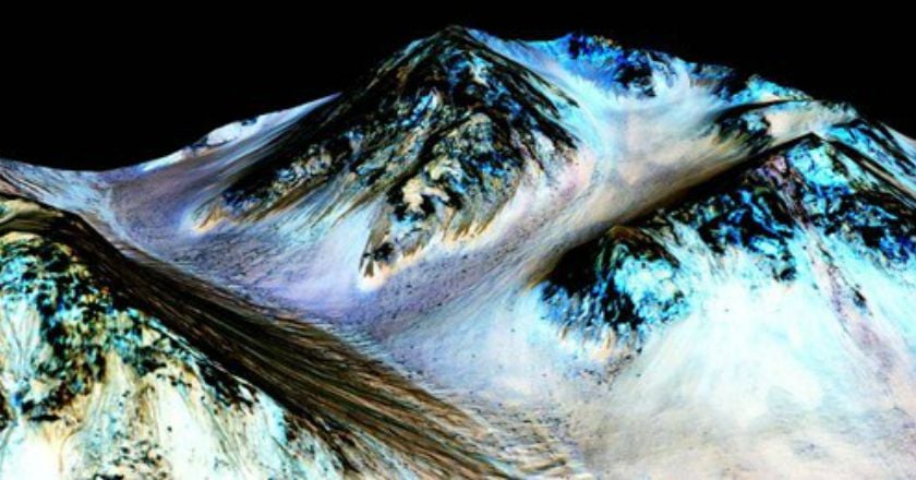 NASA:證據顯示火星上有液態水