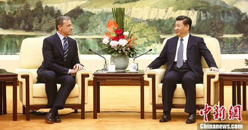 會見迪士尼董事長 習近平:中美關係良好