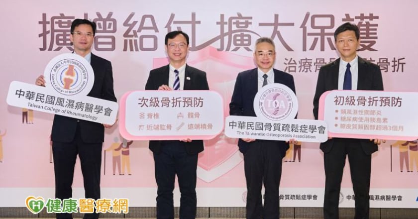 骨鬆藥物健保擴大給付！「這些」族群都可使用 注意3大骨鬆警訊及早篩檢