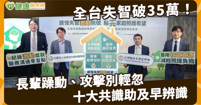 全台失智人口破35萬！逾6成曾有情緒行為症狀 醫談「激動」3大表現