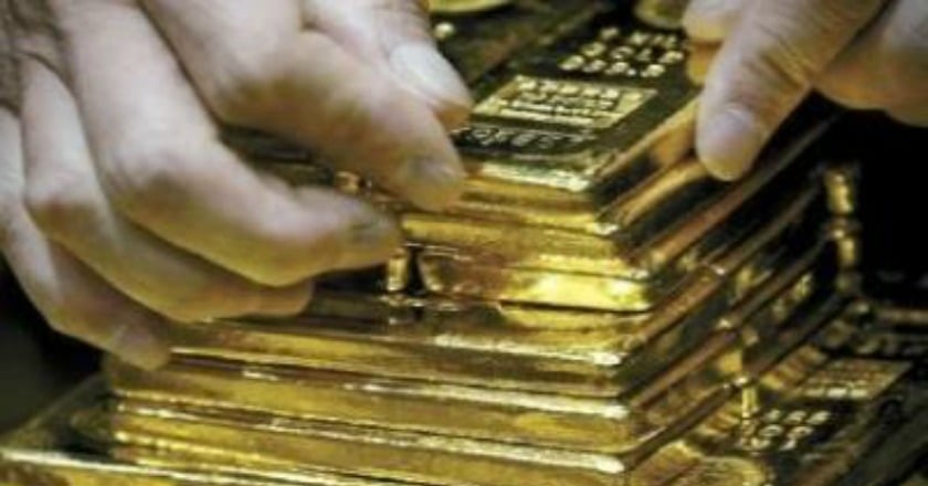 Fed升息預期升溫 金價跌逾1％近一週低點