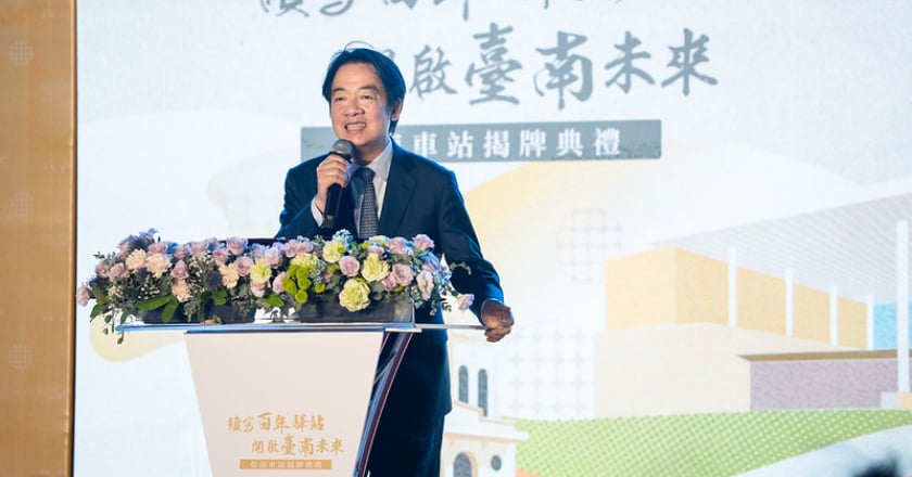 賴清德為南鐵拆遷致歉 台南鐵路地下化10月通車