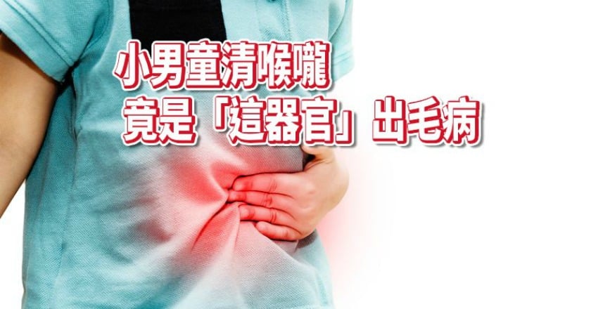 小男童清喉嚨以為妥瑞症　中醫辨證「這器官」出毛病