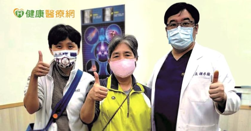 七旬婦藉關節微創手術 自體軟骨修復免人工關節免拐杖
