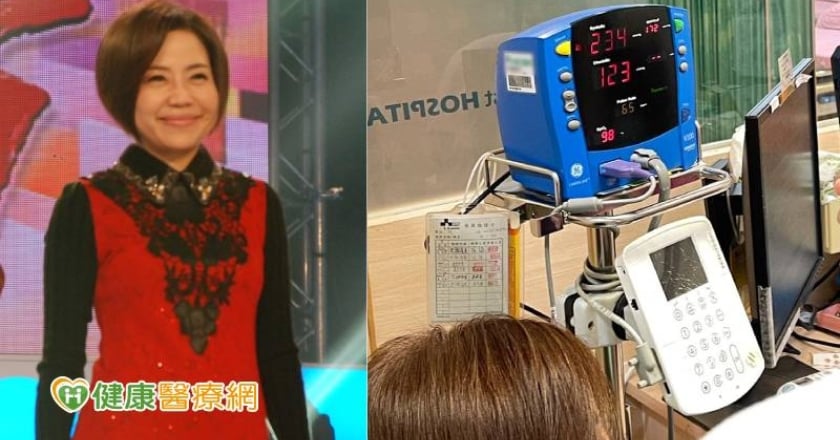 于美人血壓飆234! 醫驚見心跳異常:恐是中風或腦水腫徵兆