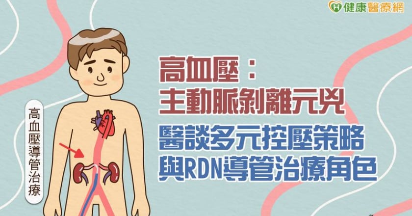 高血壓：主動脈剝離元兇 醫談多元控壓策略與RDN導管治療角色