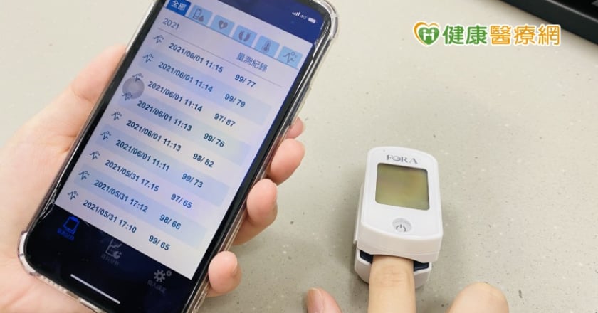 守護新冠缺氧危機　北醫遠距照護　血氧飽和濃度即時掌握