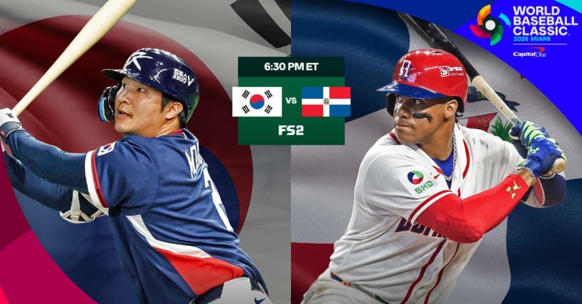 WBC經典賽8強 3/14韓國VS多明尼加 柳賢振對決豪華打線