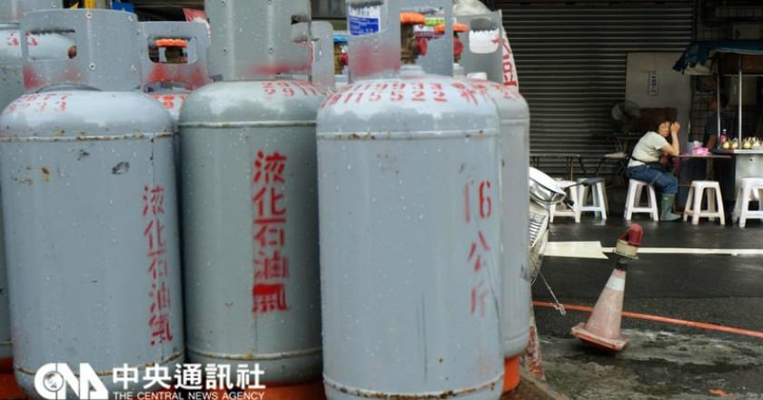 桶裝瓦斯明起每桶大漲24元