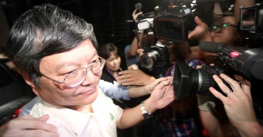許志堅涉貪 台北地院延押2個月